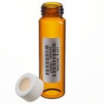 I-Chem&trade; 和 EP&trade; 琥珀色 VOA 玻璃样品瓶，带 0.125 in.隔垫，认证级