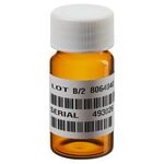 Premium Pack Amber Glass Vials with Closed-Top Cap, 20mL