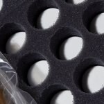 Premium Pack Amber Glass Vials with Closed-Top Cap, 20mL