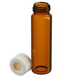 I-Chem&trade; 和 EP&trade; 琥珀色 VOA 玻璃样品瓶，带 0.125 in.隔垫，认证级