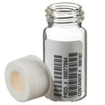 配备有 0.125 in. 隔垫的 I-Chem&trade; 和 EP&trade; VOA 透明玻璃样品瓶