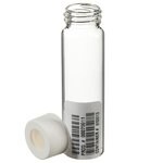 配备有 0.125 in. 隔垫的 I-Chem&trade; 和 EP&trade; VOA 透明玻璃样品瓶