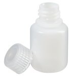 Nalgene&trade; 窄口自然色 HDPE 带盖包装瓶：散装