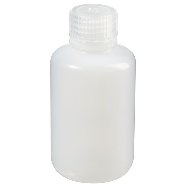 Nalgene&trade; Narrow-Mouth Natural HDPE Packaging Bottles with Closure: Bulk Pack