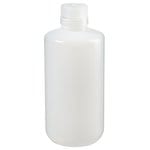 Nalgene&trade; 窄口自然色 HDPE 带盖包装瓶：散装