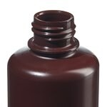 Nalgene&trade; 窄口不透明琥珀色 HDPE 带盖包装瓶：散装
