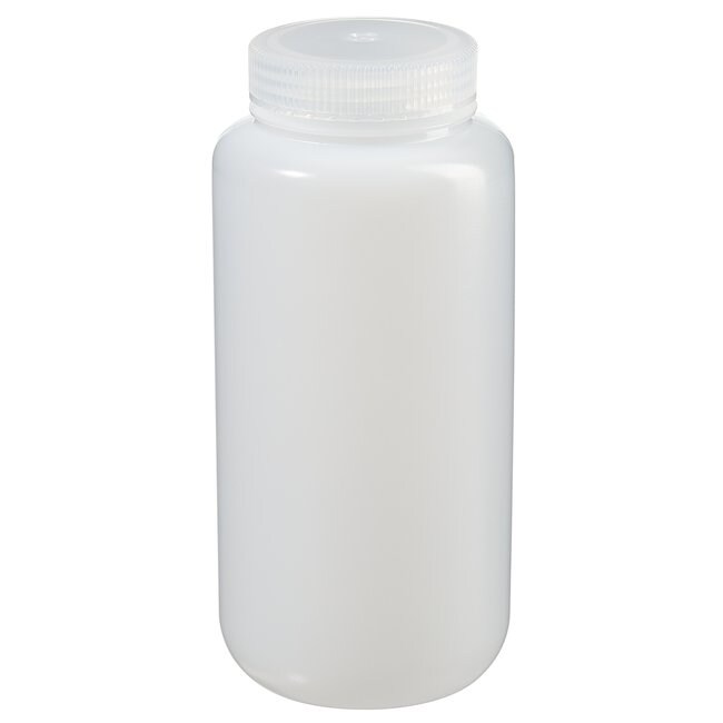 Nalgene&trade; 广口 HDPE 带盖包装瓶：散装