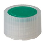 Nalgene&trade; HDPE High Profile Closures with Color Coders for Micro Packaging Vials: Sterile, Bulk Pack