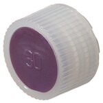 Nalgene&trade; HDPE 微量包装样品瓶加高型颜色标记盖：无菌、散装