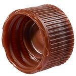 适用于微量包装样品瓶的 Nalgene&trade; 琥珀色 PPCO 加高型颜色标记盖：未灭菌