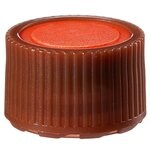 适用于微量包装样品瓶的 Nalgene&trade; 琥珀色 PPCO 加高型颜色标记盖：未灭菌
