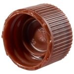 Nalgene&trade; Amber PPCO High Profile Closures with Color Coders for Micro Packaging Vials: Nonsterile