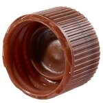 适用于微量包装样品瓶的 Nalgene&trade; 琥珀色 PPCO 加高型颜色标记盖：未灭菌