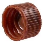 适用于微量包装样品瓶的 Nalgene&trade; 琥珀色 PPCO 加高型颜色标记盖：未灭菌