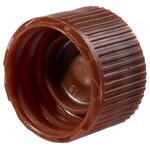 Nalgene&trade; PPCO Amber High Profile Closures with Color Coders for Micro Packaging Vials: Sterile, Bulk Pack