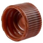 Nalgene&trade; PPCO 琥珀色加高型颜色标记微量包装样品瓶瓶盖：无菌、散装