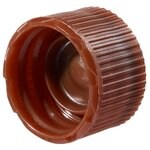 Nalgene&trade; PPCO 琥珀色加高型颜色标记微量包装样品瓶瓶盖：无菌、散装