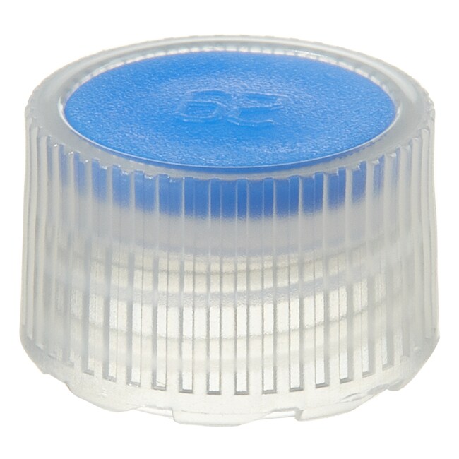 Nalgene&trade; PPCO 加高型微量包装样品瓶颜色标记盖：无菌、散装