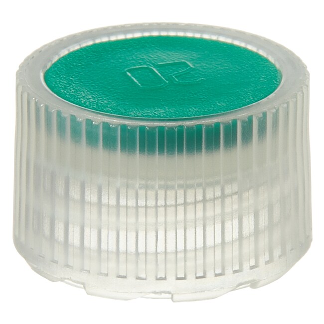 Nalgene&trade; PPCO 加高型微量包装样品瓶颜色标记盖：未灭菌