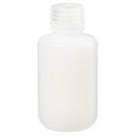 Nalgene&trade; 窄口氟化 HDPE 带盖瓶