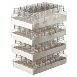 Nalgene&trade; PET 方形无盖培养基瓶：无菌、热塑托盘装