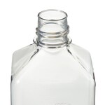 Nalgene&trade; Square PET Media Bottles without Closure: Sterile, Shrink-Wrapped Trays