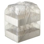 Nalgene&trade; Square PET Media Bottles without Closure: Sterile, Shrink-Wrapped Trays