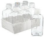 Nalgene&trade; Square PETG Media Bottles with Closure: Nonsterile, Shrink-Wrapped Trays