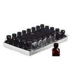 Nalgene&trade; 方形琥珀色 PETG 带盖培养基瓶：非无菌，热塑托盘包装