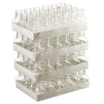 Nalgene&trade; PETG 方形无盖 PETG 培养基瓶：无菌、热塑托盘装