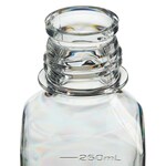 Nalgene&trade; PETG 方形无盖 PETG 培养基瓶：无菌、热塑托盘装