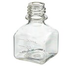 Nalgene&trade; PETG Square Media Bottles without Closure: Sterile, Shrink-Wrapped Trays