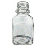 Nalgene&trade; PETG 方形无盖 PETG 培养基瓶：无菌、热塑托盘装