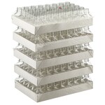 Nalgene&trade; PETG 方形无盖 PETG 培养基瓶：无菌、热塑托盘装