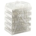 Nalgene&trade; PETG 方形无盖 PETG 培养基瓶：无菌、热塑托盘装