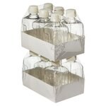 Nalgene&trade; 方型带盖 PETG 培养基瓶：无菌、热塑托盘装