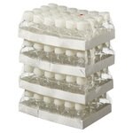 Nalgene&trade; 方型带盖 PETG 培养基瓶：无菌、热塑托盘装