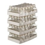 Nalgene&trade; PETG 带隔垫盖方型培养基瓶：无菌、热塑托盘装