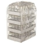 Nalgene&trade; PETG 带隔垫盖方型培养基瓶：无菌、热塑托盘装