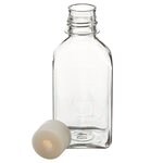 Nalgene&trade; PETG 带隔垫盖方型培养基瓶：无菌、热塑托盘装