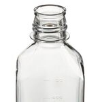 Nalgene&trade; PETG 带隔垫盖方型培养基瓶：无菌、热塑托盘装