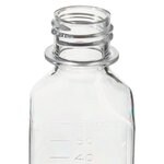 Nalgene&trade; PETG 带隔垫盖方型培养基瓶：无菌、热塑托盘装