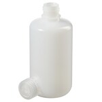 Nalgene&trade; Certified Low Particulate Narrow-Mouth HDPE Bottles with Closure: Lab Pack
