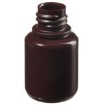 Nalgene&trade; Narrow-Mouth Opaque Amber HDPE Packaging Bottles without Closure: Bulk Pack