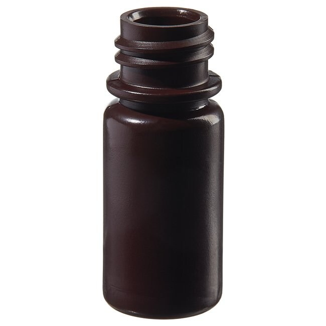 Nalgene&trade; 不透明琥珀色 HDPE 无盖诊断瓶：散装