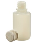 Nalgene&trade; 窄口 HDPE 带盖包装瓶：无菌、热塑托盘装