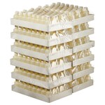 Nalgene&trade; 窄口 HDPE 带盖包装瓶：无菌、热塑托盘装