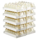 Nalgene&trade; 窄口 HDPE 带盖包装瓶：无菌、热塑托盘装