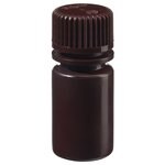 Nalgene&trade; 不透明琥珀色 HDPE 带盖诊断瓶：非无菌，托盘包装