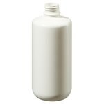Nalgene&trade; Boston Round Opaque White HDPE Bottles without Closure: Bulk Pack